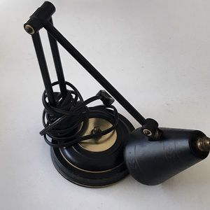 Vintage Toleware Desk Lamp